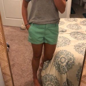 J crew mint chino shorts